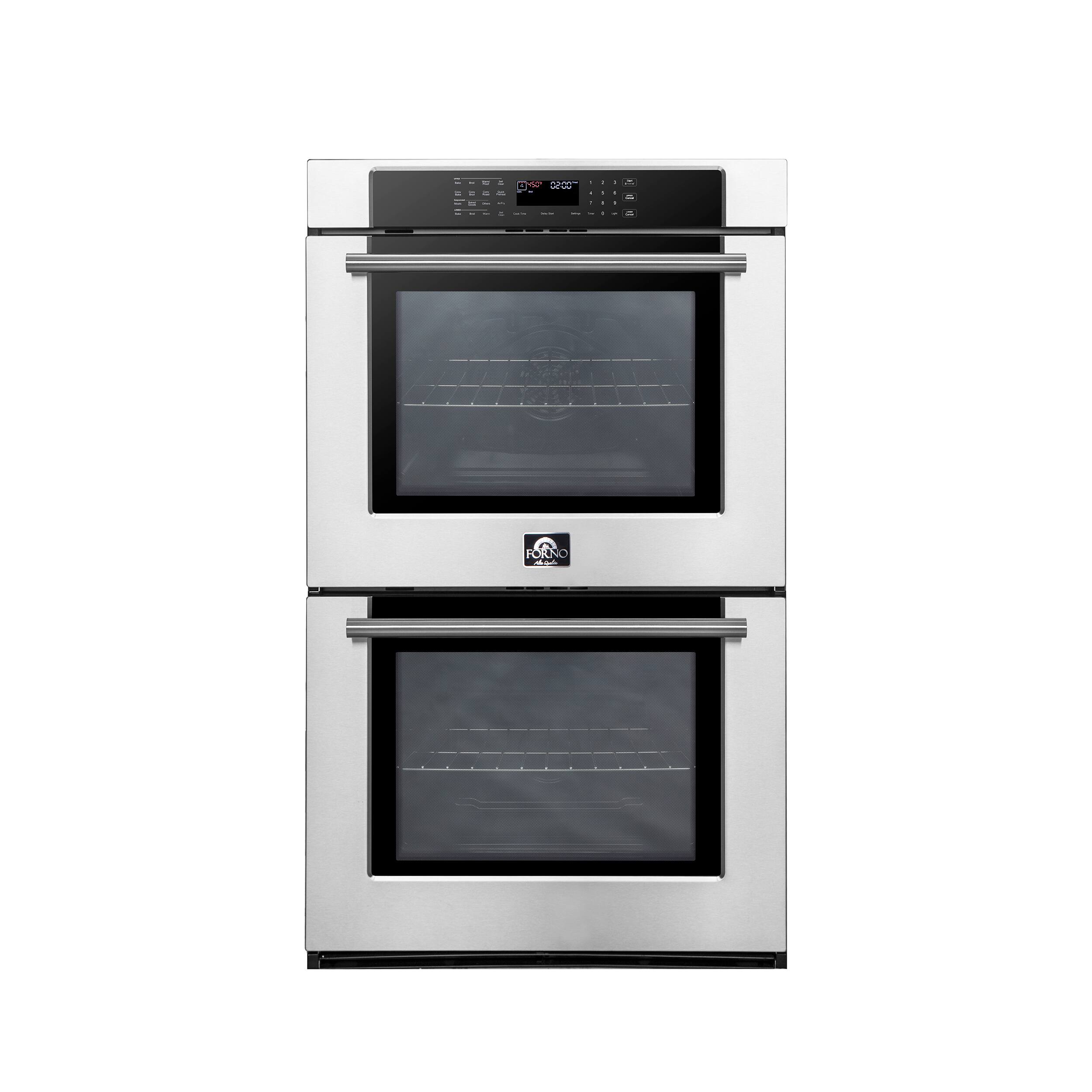 Forno Appliances - 30" Built-In Electric Double Wall Oven with Convection - Silver