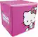 Angle Standard. Hello Kitty - 1.7 Cu. Ft. Compact Refrigerator - Pink.