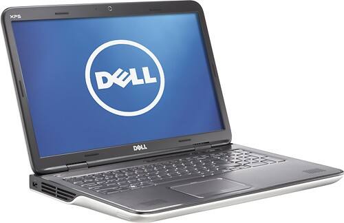 Angle Standard. Dell - XPS Laptop / Intel® Core™ i7 Processor / 17.3" Display / 8GB Memory / 1TB Hard Drive - Silver.