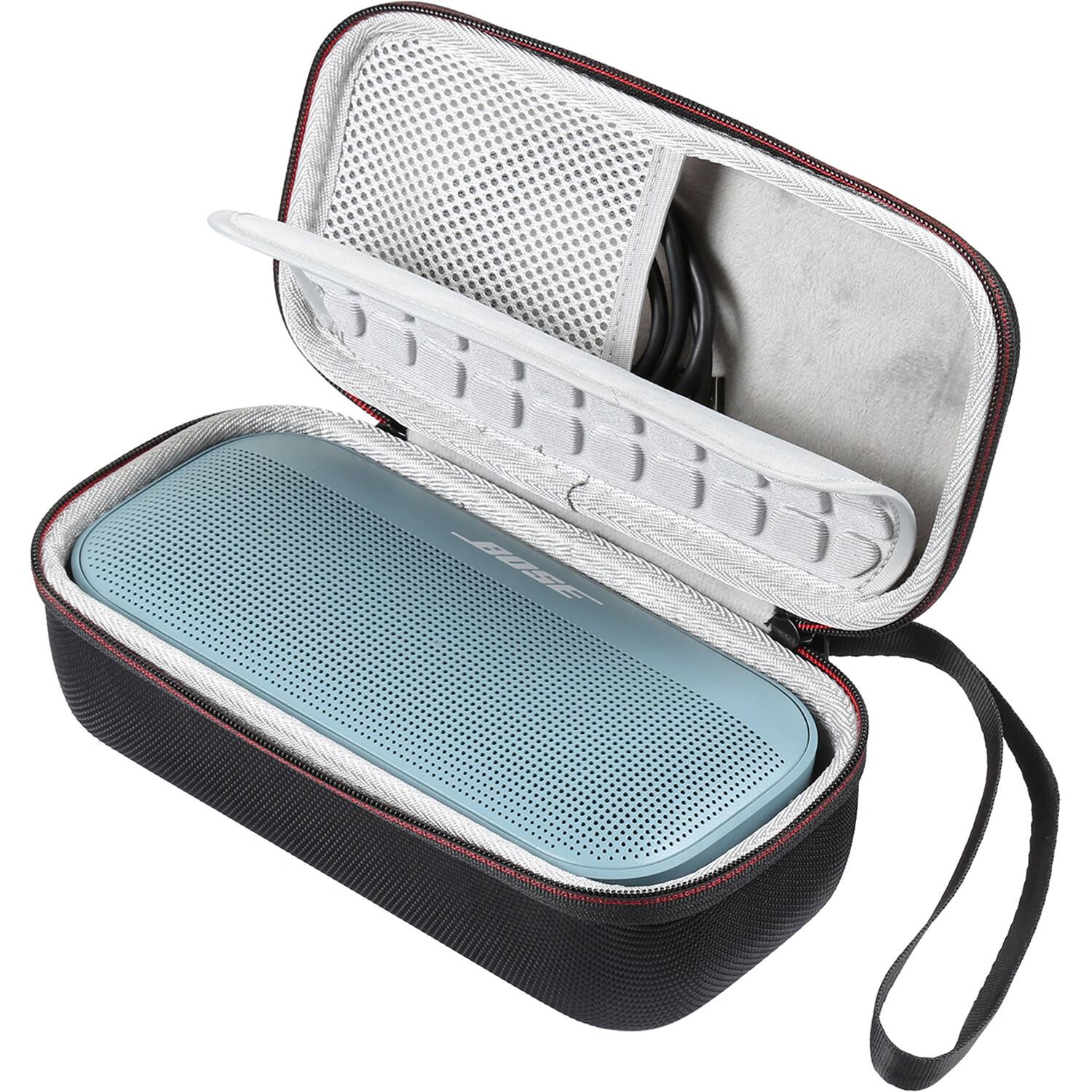 Alt View 13. SaharaCase - Travel Carry Case for Bose SoundLink Flex (1st & 2nd Gen) Portable Bluetooth Speaker - Black.