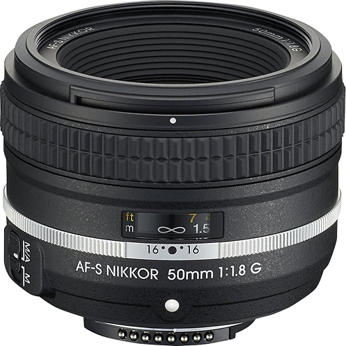Nikon - AF-S NIKKOR 50mm f/1.8G Special Edition Lens - Black