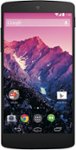 Front Standard. LG - Nexus 5 with 16GB Memory Cell Phone - Black (Sprint).