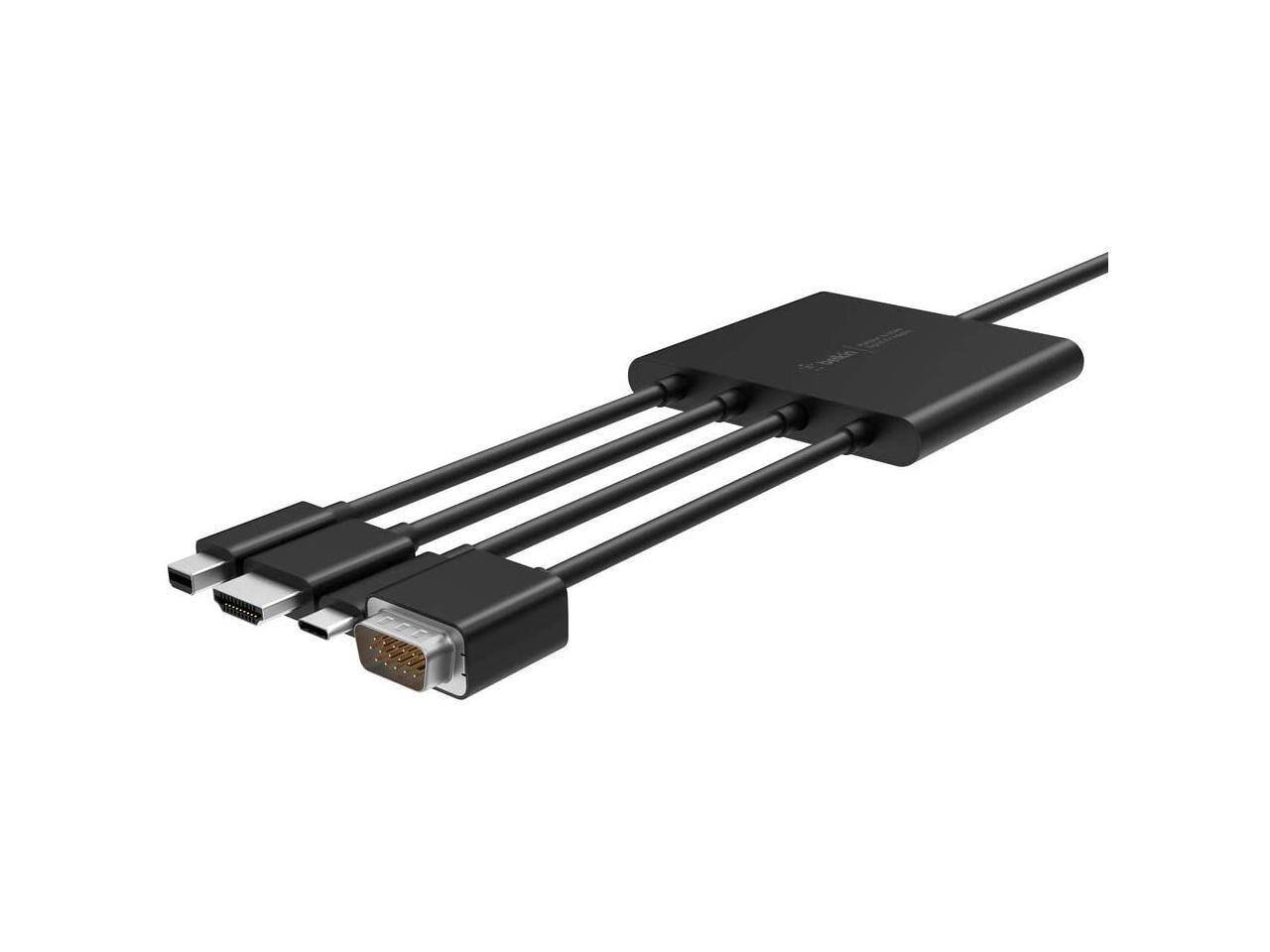 Alt View 3. Belkin - BELKIN COMPONENTS B2B166 MULTIPORT TO HDMI DIGITAL AV ADAPTER - Black.