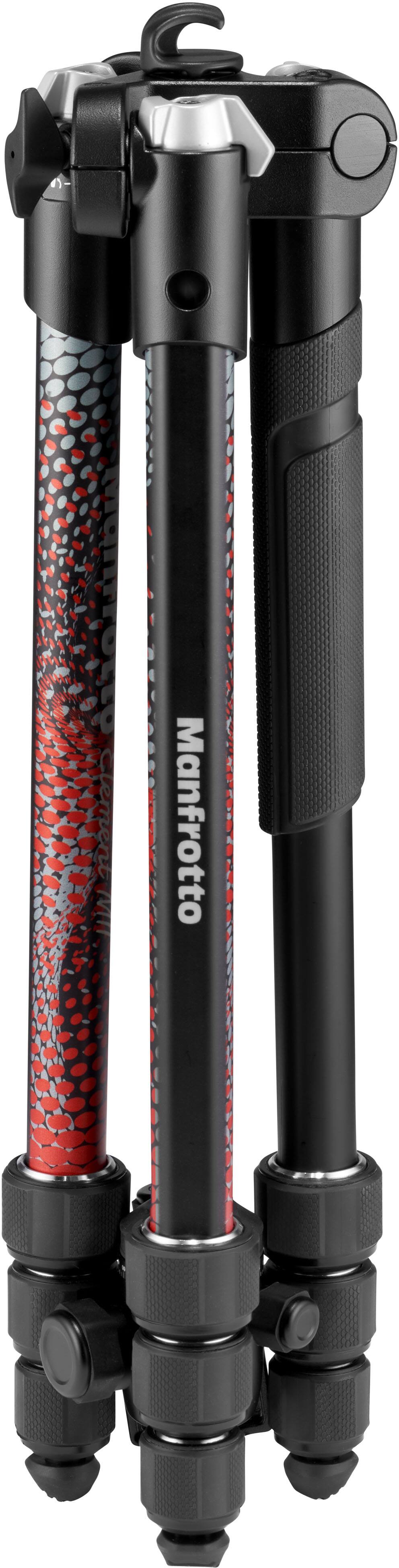 Left. Manfrotto - Element MII Aluminium Red - Black.