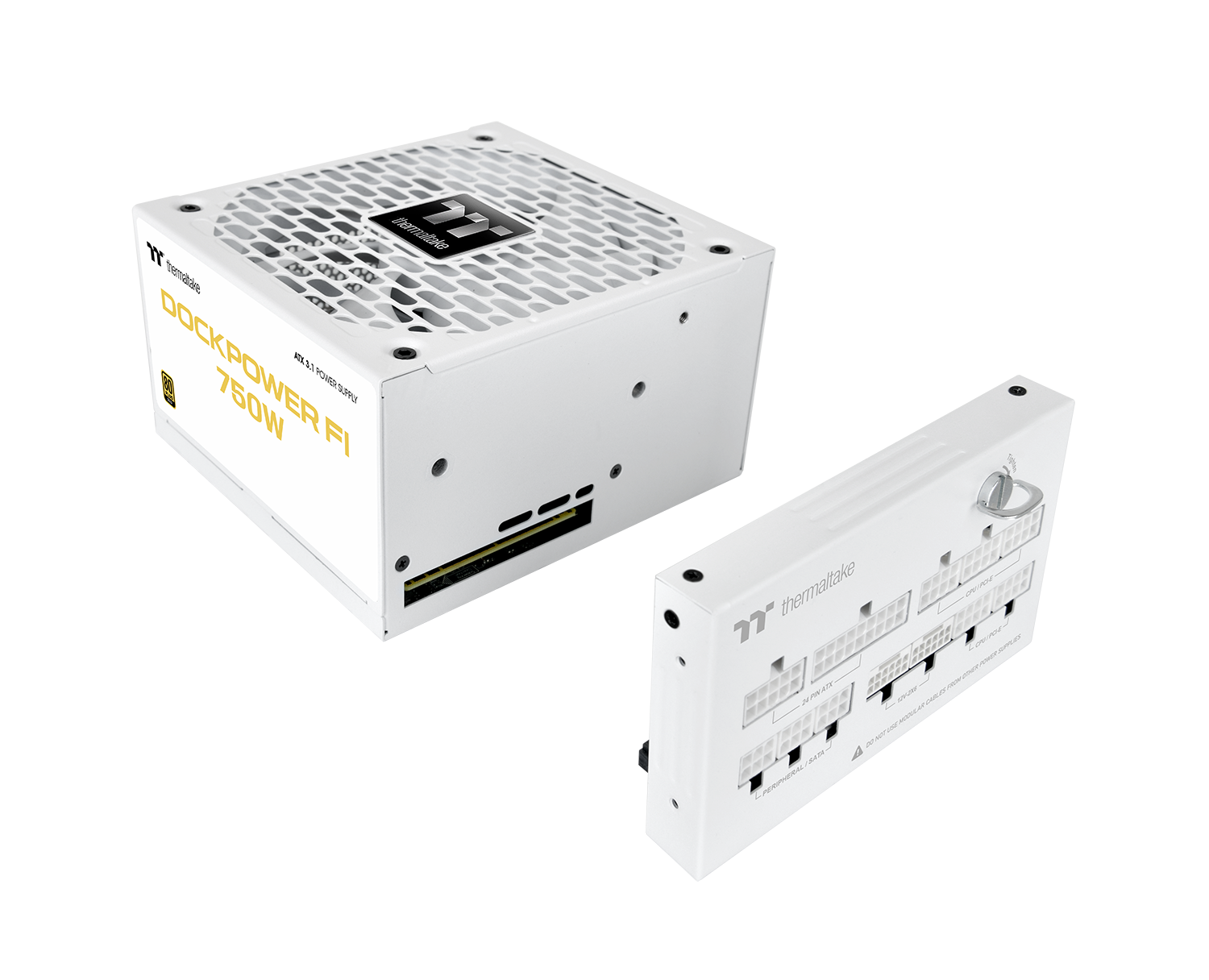 Thermaltake - Dockpower FI 750W ATX 3.1 Modular 80+ Gold Power Supply