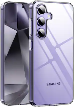 Front. Entronix - Entronix Clear Hard Case for Samsung Galaxy S25 Plus - Ultimate Protection and Style - Clear.