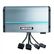Front. Memphis Car Audio - Memphis Audio MM900.6V 6-Channel Marine Amplifier, 125x4 + 200x2 at 2 Ohm - Black/Gray.