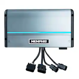 Memphis Car Audio - Memphis Audio MM900.6V 6-Channel Marine Amplifier, 125x4 + 200x2 at 2 Ohm - Black/Gray