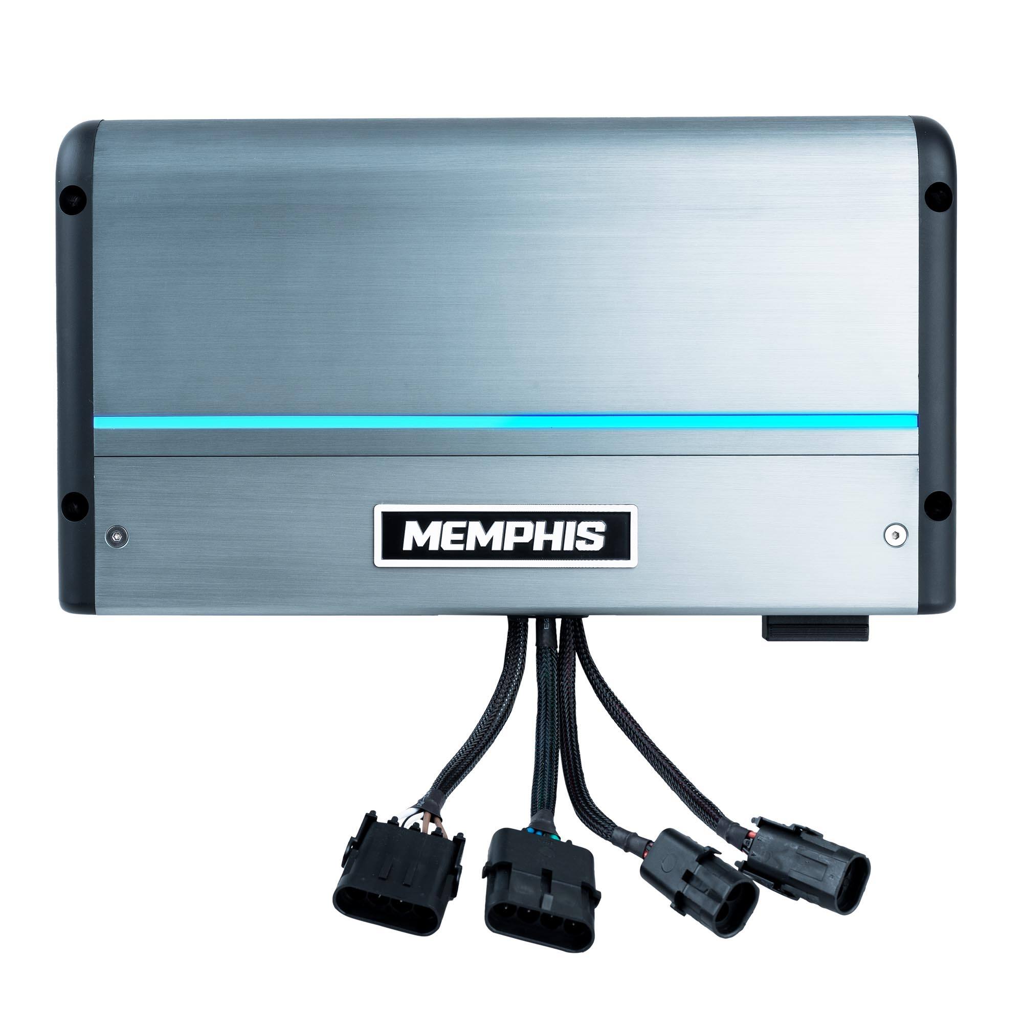 Front. Memphis Car Audio - Memphis Audio MM900.6V 6-Channel  Marine Amplifier, 125x4 + 200x2 at 2 Ohm - Black/Gray.