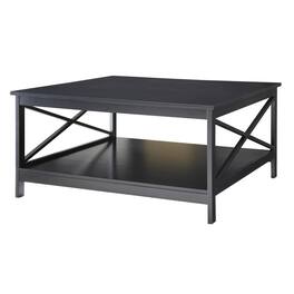 Convenience Concepts - Oxford 36" Square Coffee Table - Black