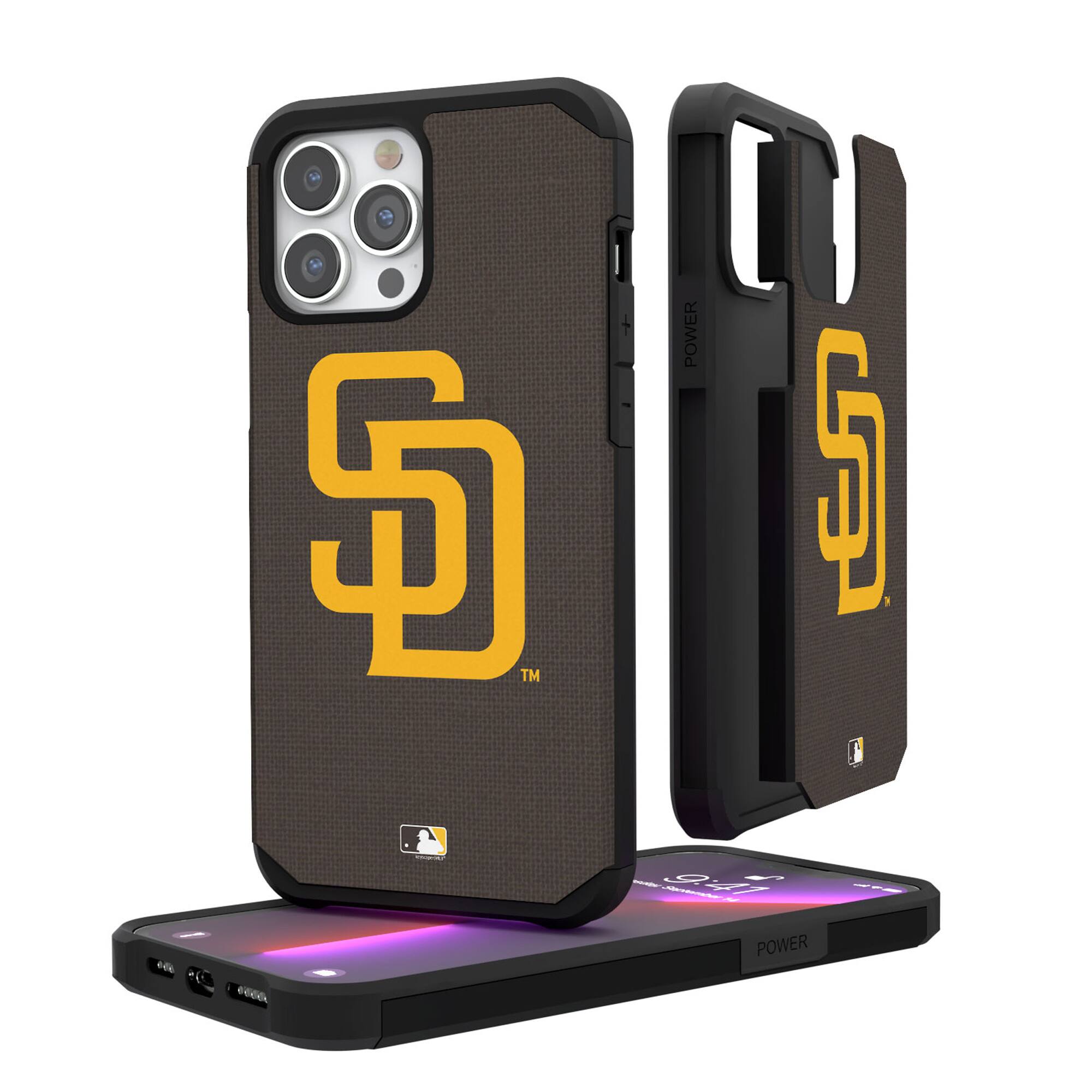 Keyscaper - MLB - San Diego Padres iPhone Solid Design Rugged Case - 15 - Multicolor price history on PriceWatchPro