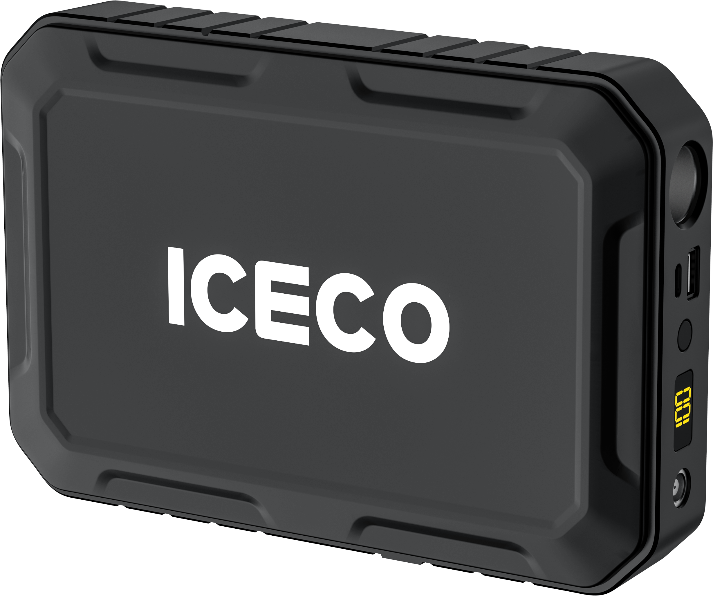 Back. ICECO - GOPack12 Single Zone 13QT Backpack Portable Cooler Grey with Magnetic Battery - Grey.