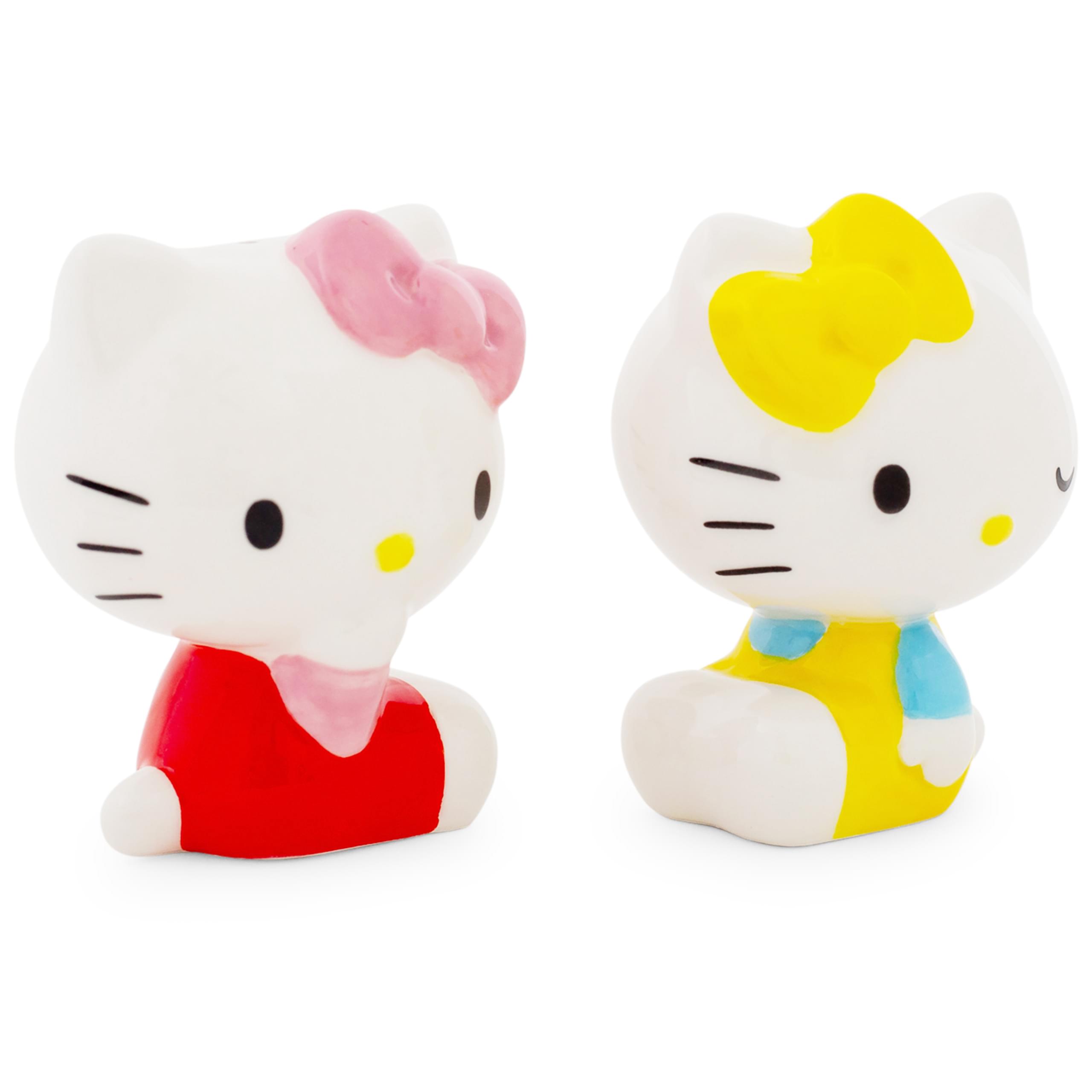 Alt View 10. Silver Buffalo - Sanrio Hello Kitty and Mimmy Ceramic Salt and Pepper Shaker Set - Red.