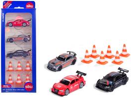 Race Cars 3 Car Set Diecast Models by Siku - Multicolor
