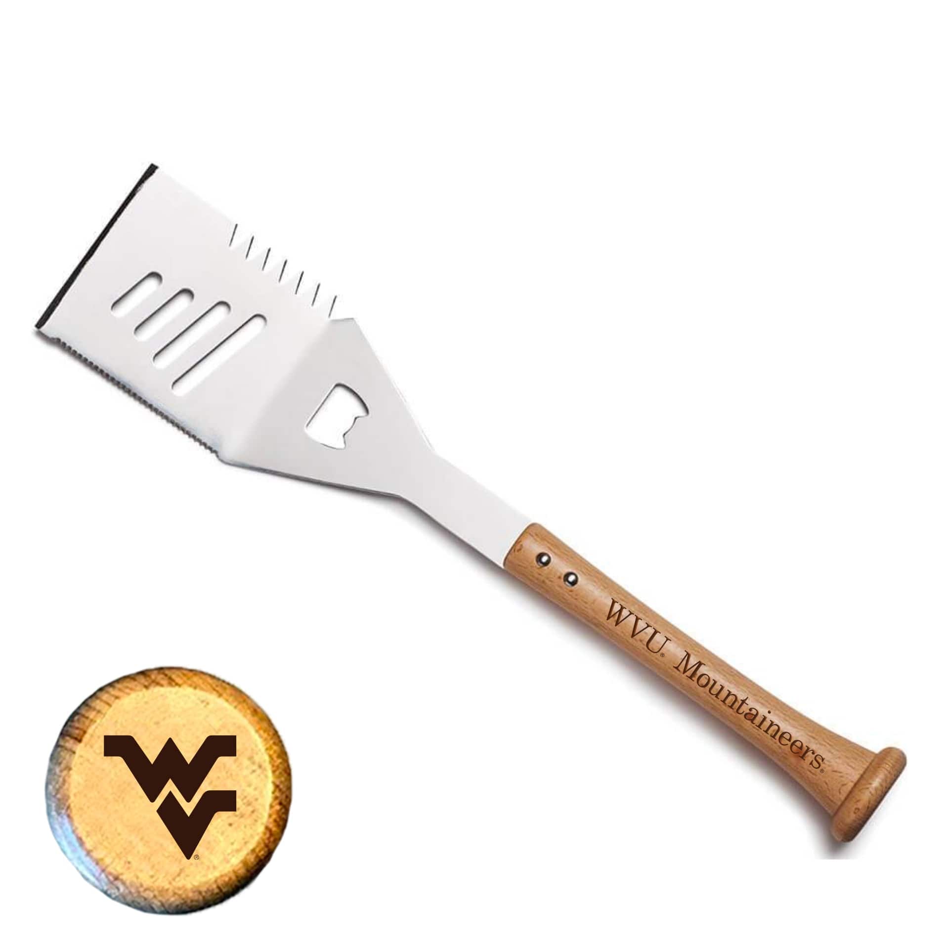 Baseball BBQ - West Virginia Mountaineers Slider Spatula - Multicolor