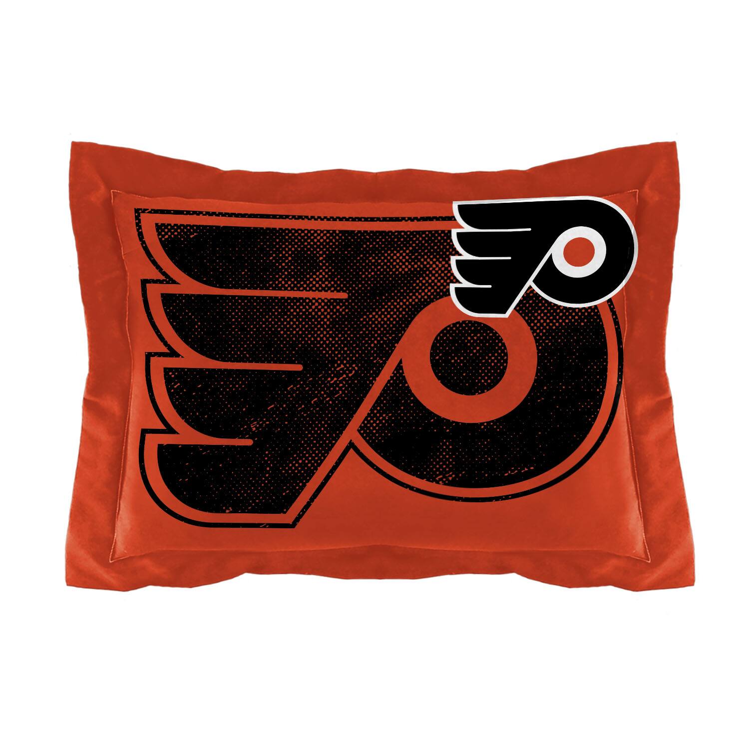Left. Sweet Home Collection - NHL Philadelphia Flyers Comforter & Pillow Sham Set- Twin/Twin XL - Multicolored.