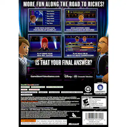 Alt View 11. Ubisoft - Who Wants to Be a Millionaire - Purple. - E10+ (Everyone 10+)