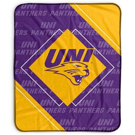 Pegasus - Northern Iowa Panthers 50" x 60" Diamond Logo Fleece Blanket - Multicolor