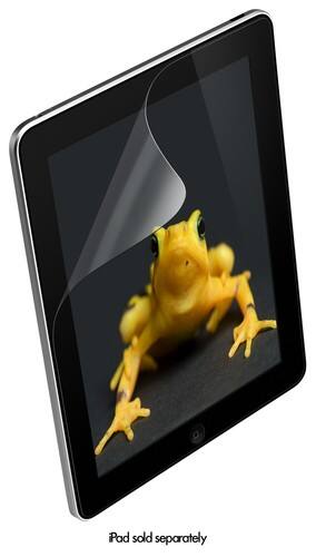 Front Standard. Wrapsol - Ultra Screen Protector for Apple® iPad® - Clear.
