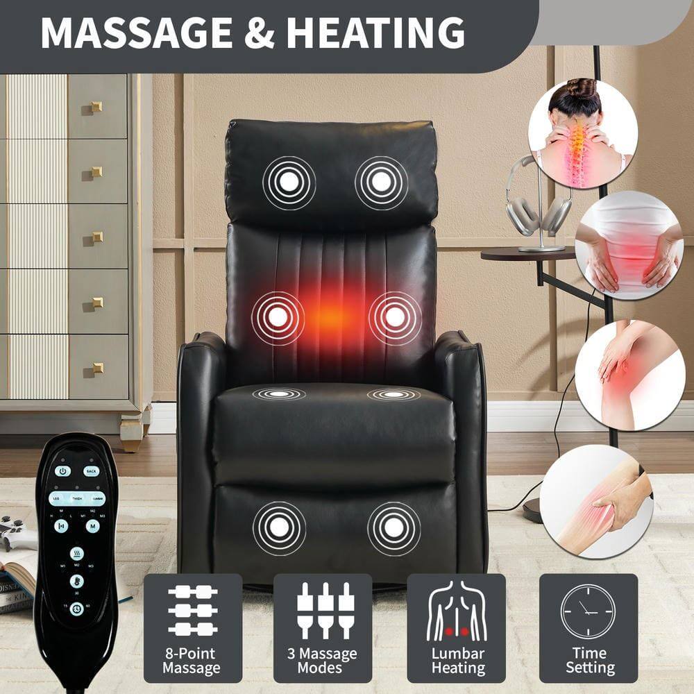 MASSAGE & HEATING

- 8-Point Massage
- 3 Massage Modes
- Lumbar Heating
- Time Setting