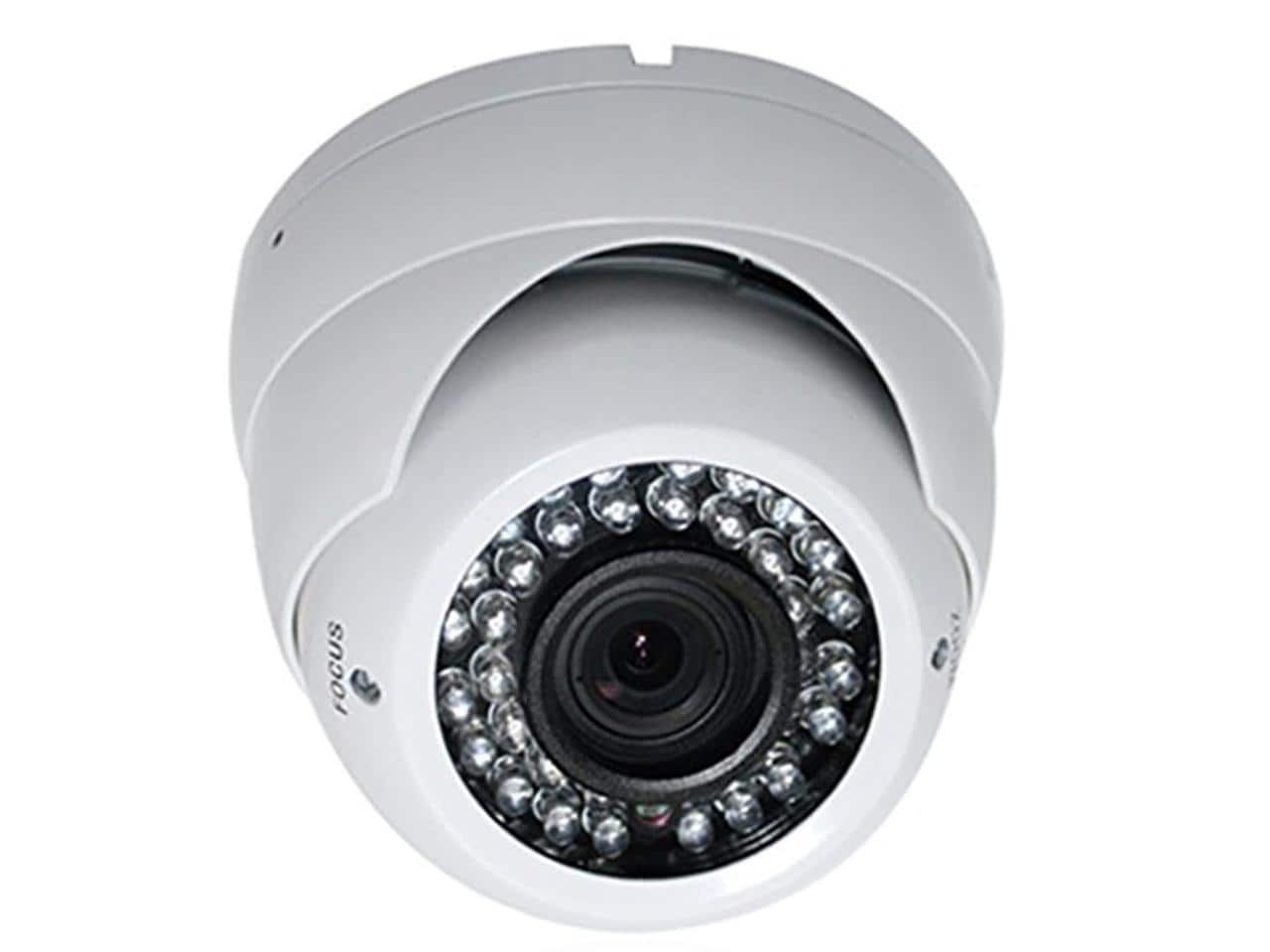 Sunpentown - spt ins-d1200w outdoor 3 axis ir dome camera, 1000tvl 2.8mm to 12mm varifocal lens, 36 pieces led (white)