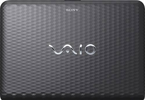 Front Standard. Sony - VAIO E-Series Laptop / Intel® Core™ i5 Processor / 14" Display / 4GB Memory / 640GB Hard Drive - Black.