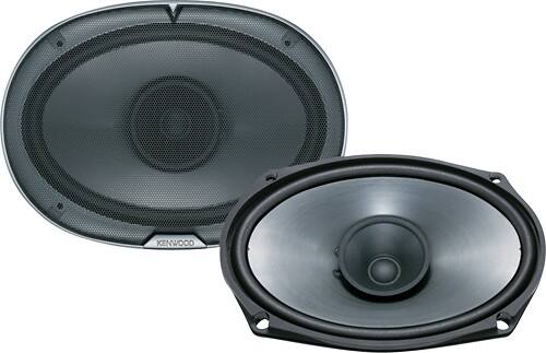 Front Standard. Kenwood - 6" x 9" Car Speakers with Polypropylene Cones (Pair).