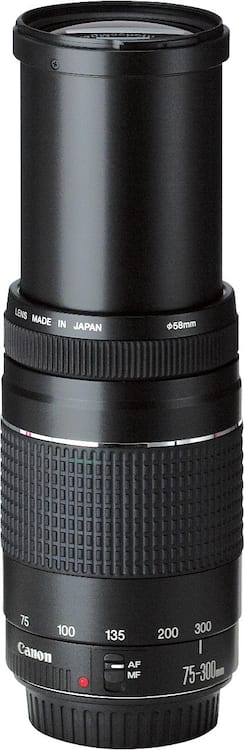 Canon EF75 300mm F4 5.6 III Telephoto Zoom Lens for EOS DSLR Canon EF75 300mm F4 5.6 III Telephoto Zoom Lens for EOS DSLR