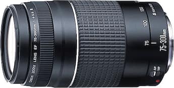 Canon EF75 300mm F4 5.6 III Telephoto Zoom Lens for EOS DSLR Canon EF75 300mm F4 5.6 III Telephoto Zoom Lens for EOS DSLR