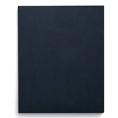 Front. Staples - Staples Smooth 2-Pocket Paper Folder, Navy, 25/Box (27539-CC) - Navy.