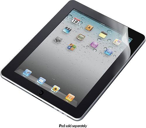 Angle Standard. Belkin - MatteScreen Overlay Screen Protector for Apple® iPad® 2 (2-Pack) - Clear.