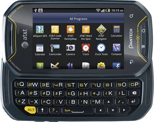 Front Standard. Pantech - Crossover Mobile Phone Unlocked - Gray.