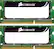 Front. CORSAIR - 8GB (2PK x 4GB) 1000 MHz DDR3 SoDIMM Laptop Memory Kit - Green.
