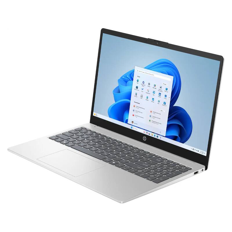 Alt View 9. HP - HP - 15.6" Full HD Touch-Screen Laptop - AMD Ryzen 5 7520U 2023 - 8GB Memory - 1TB SSD - Natural Silver - Natural Silver.