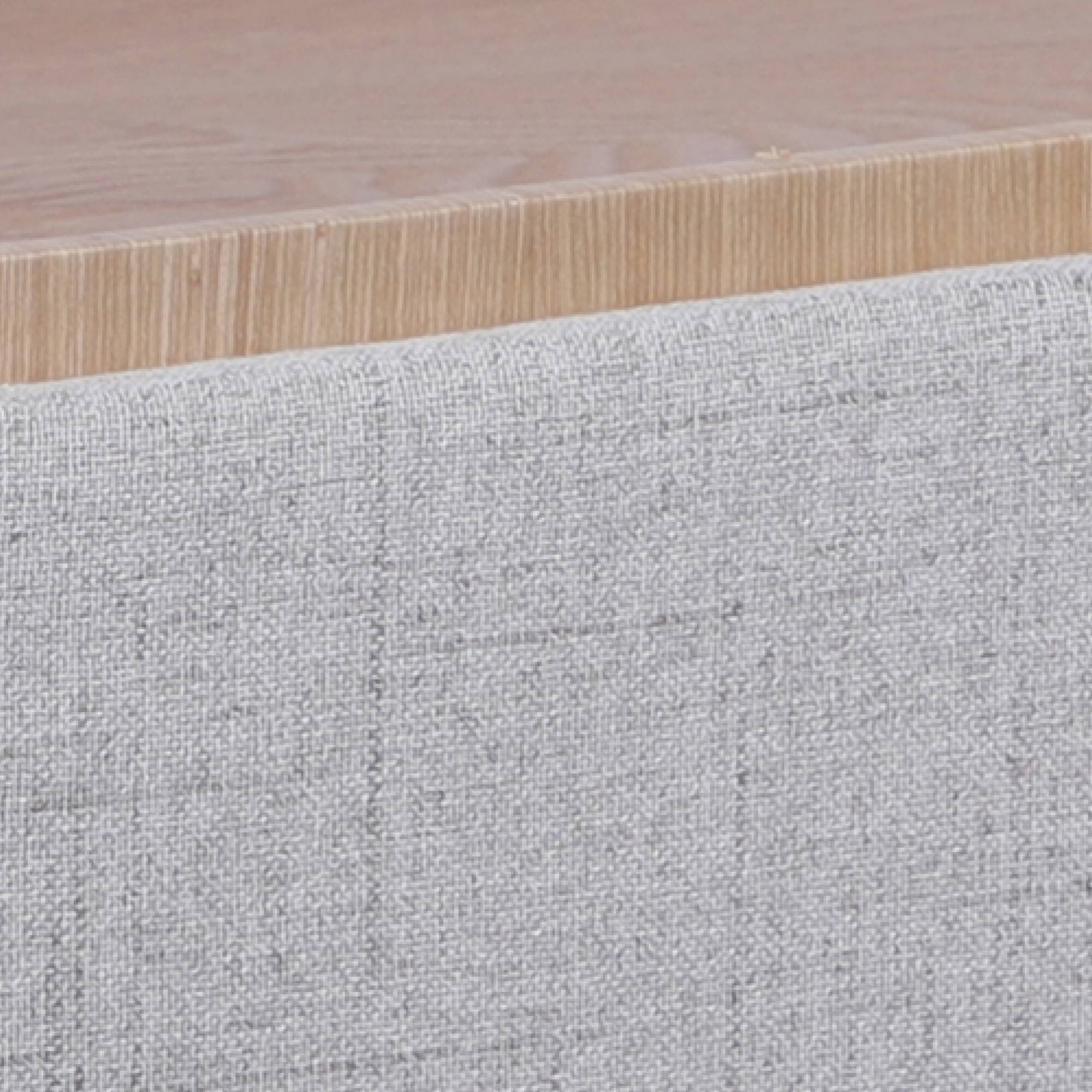 Alt View 7. GOODSILO - Versatile Storage Ottoman with Reversible Wooden Tray Top for Living Room Organization and Comfort - Natural.