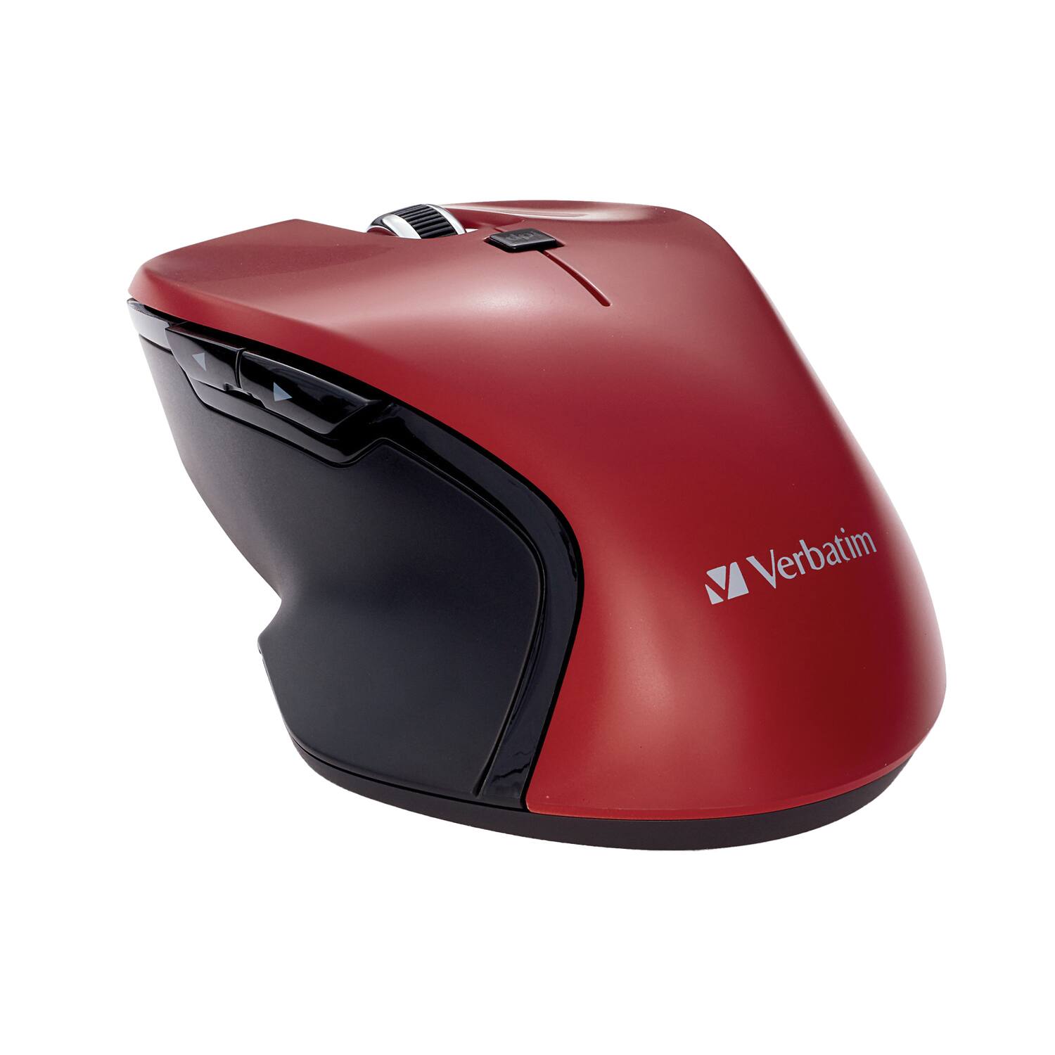 Alt View 5. Verbatim - Verbatim 70246 Wireless Blue-led Computer Mouse With Usb-c Nano Receiver, 6 Buttons, 2.4 Ghz (red) - multicolored.