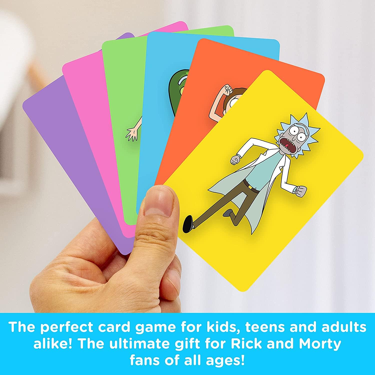 The perfect card game for kids, teens and adults alike! The ultimate gift for Rick and Morty fans of all ages!