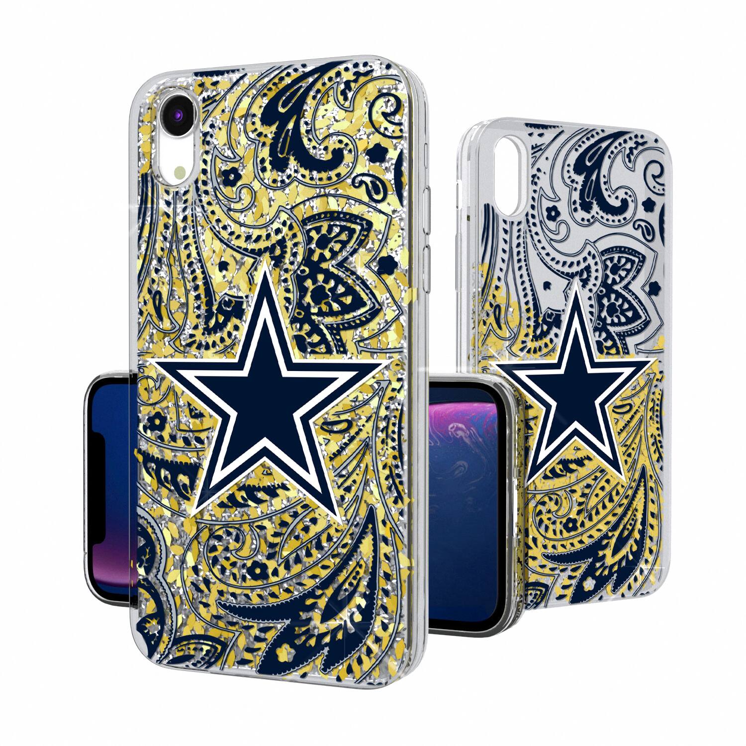 Keyscaper - NFL - Dallas Cowboys iPhone Paisley Design Glitter Case - 16 Pro - Multicolor price history on PriceWatchPro