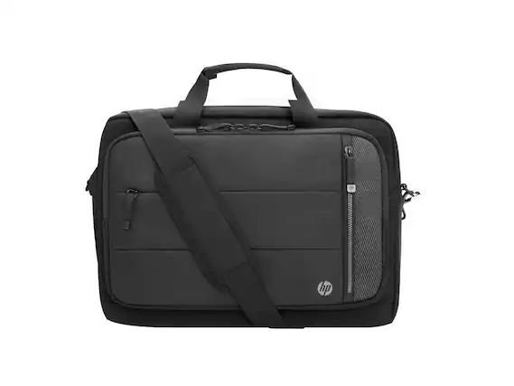 Front. HP - HP Renew Executive Case 14-16.1" HP Notebooks - Water Resistant, EPE Foam, Polyester Interior, Shoulder & Trolley Straps - Black.