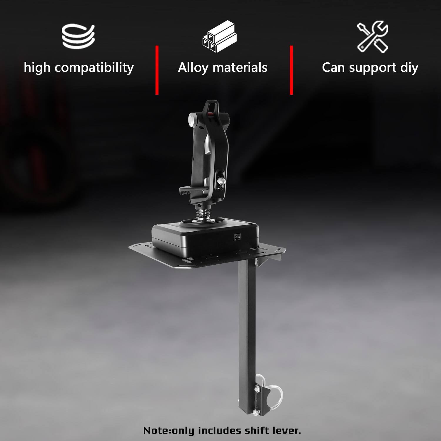 high compatibility  
Alloy materials  
Can support diy  

Note: only includes shift lever.