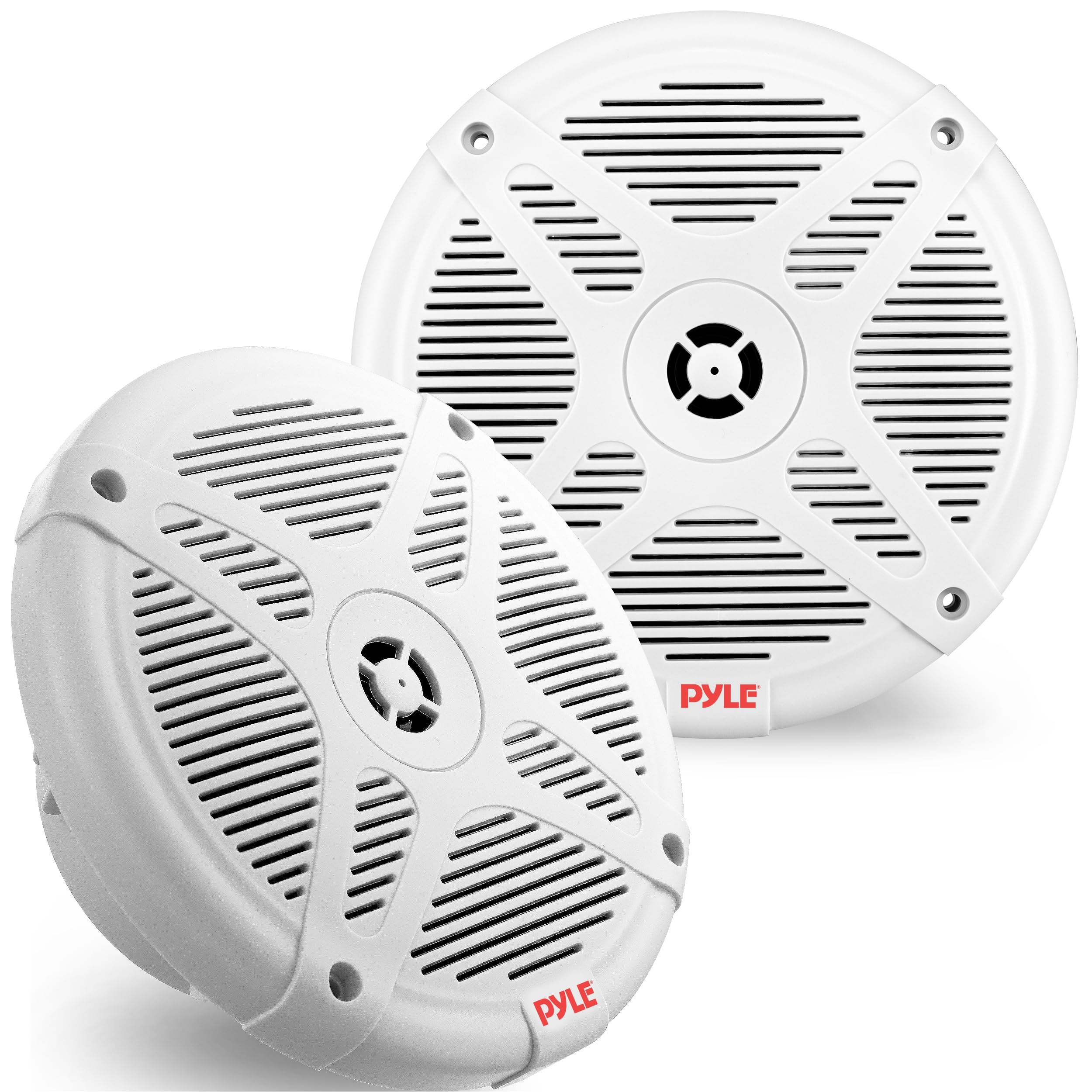 Pyle PLMR67B 6 1/2 inch Dual Cone Waterproof Stereo Speakers Pyle PLMR67W 6.5-Inch Dual Cone WaterProof Stereo Speaker System