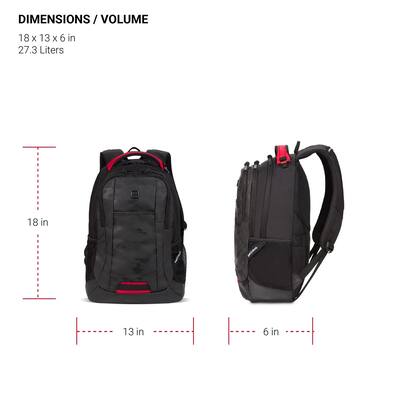 SwissGear Cecil 5505 16" Laptop Case Backpack 5505300408 Black - Best Buy SwissGear Cecil 5505 16" Laptop Case Backpack 5505300408 Black - Best Buy