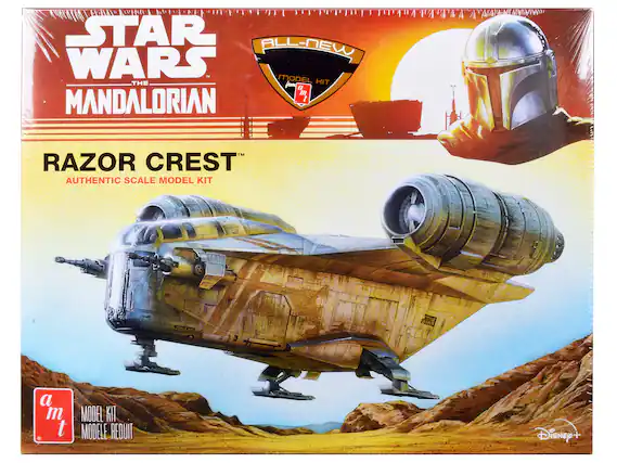 STAR WARS
THE MANDALORIAN
ALL-NEW
MODEL KIT
RAZOR CREST
AUTHENTIC SCALE MODEL KIT
a m t
MODEL KIT
MODELE REDUIT
Disney+