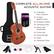 COMPLETE ALL-IN-ONE ACOUSTIC GUITAR
- 4 Months Free Lessons
- In-App Digital Tuner
- Acoustic Guitar
- Carrying Case
- Strap with Pickholder
- 6 Pick Set
- Extra Strings
- Capo
- Cleaning Cloth