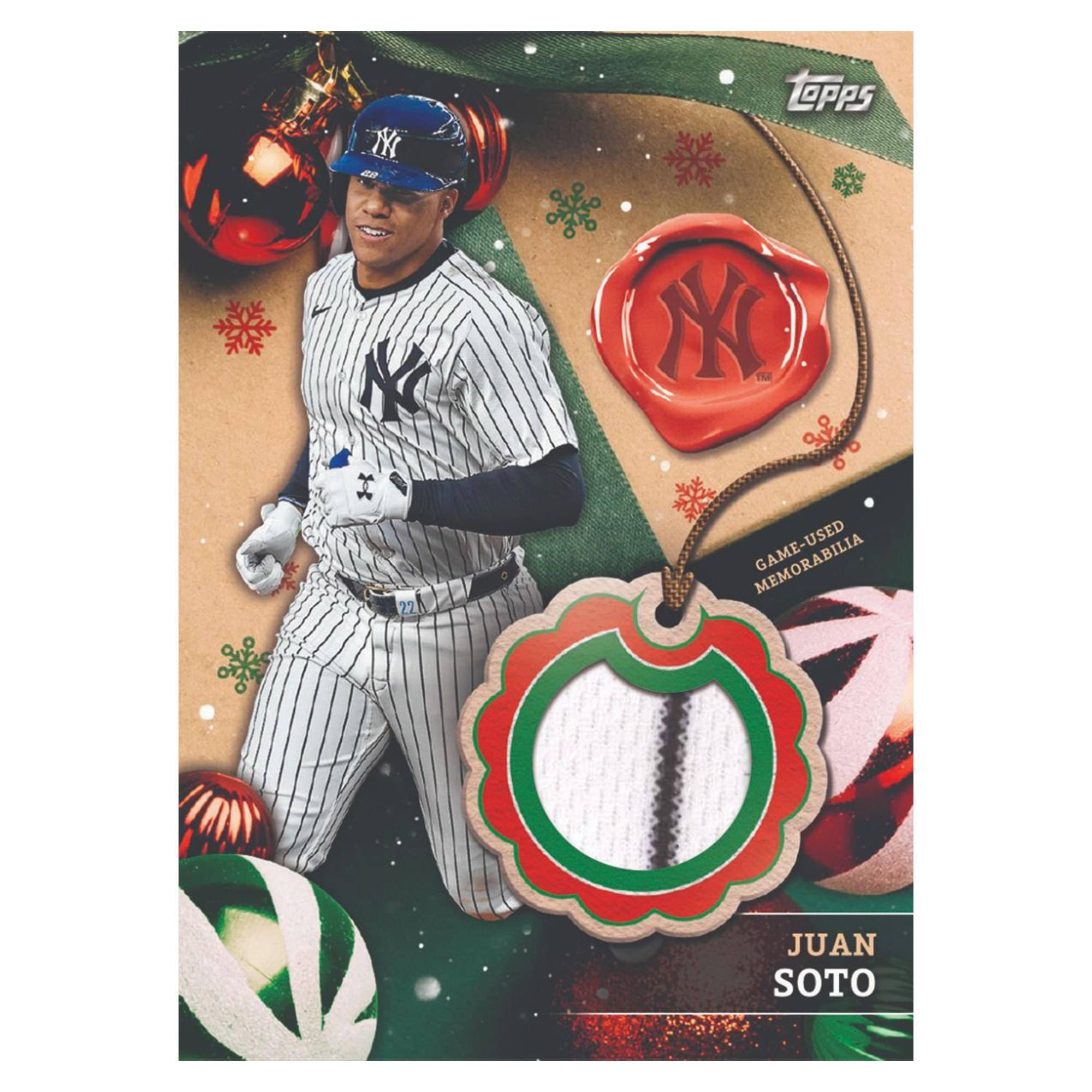 YY Topps K NY TM 22 GAME-USED JUAN SOTO