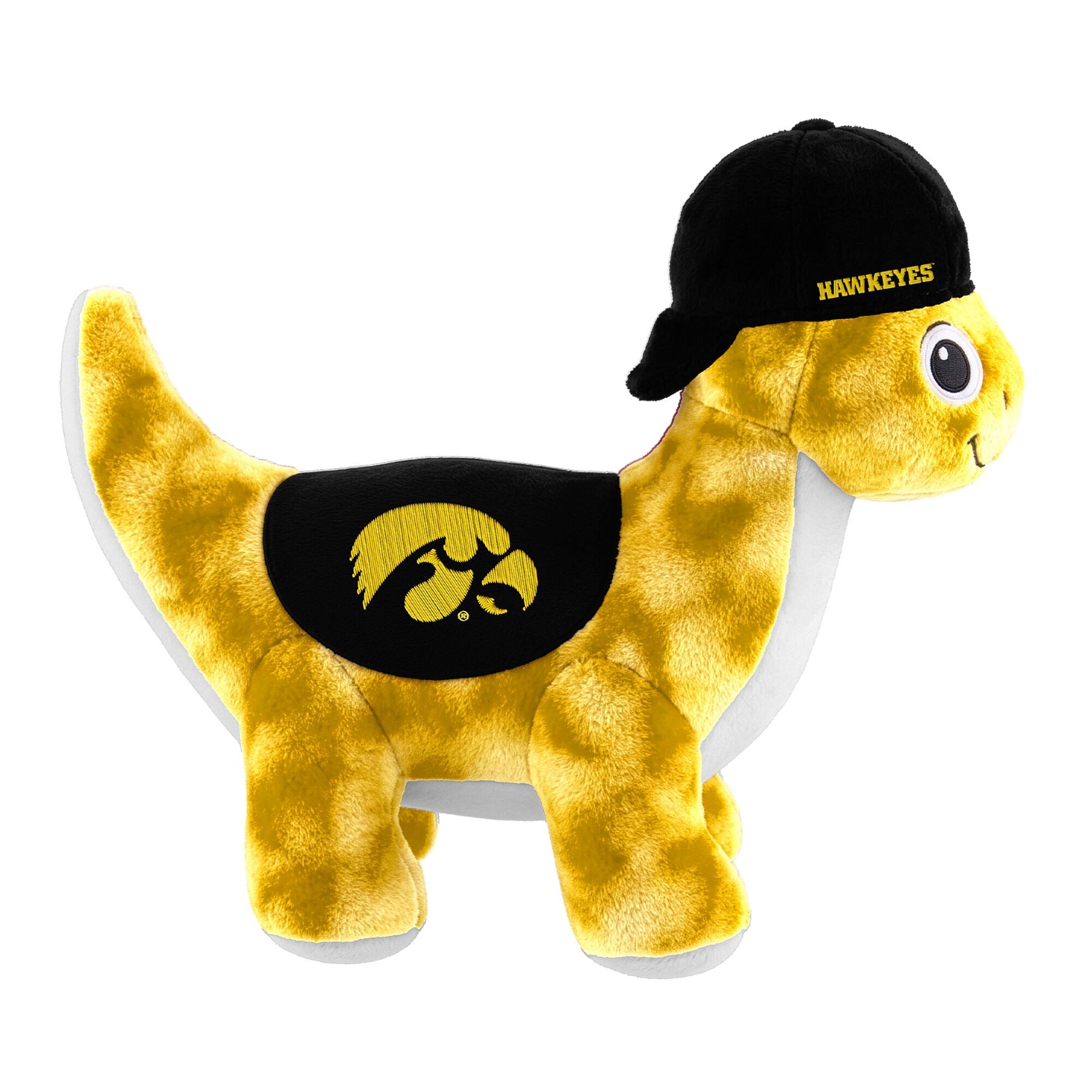 Alt View 1. Sporticulture - Iowa Hawkeyes Huddle Plush Fanasaur - Multicolor.