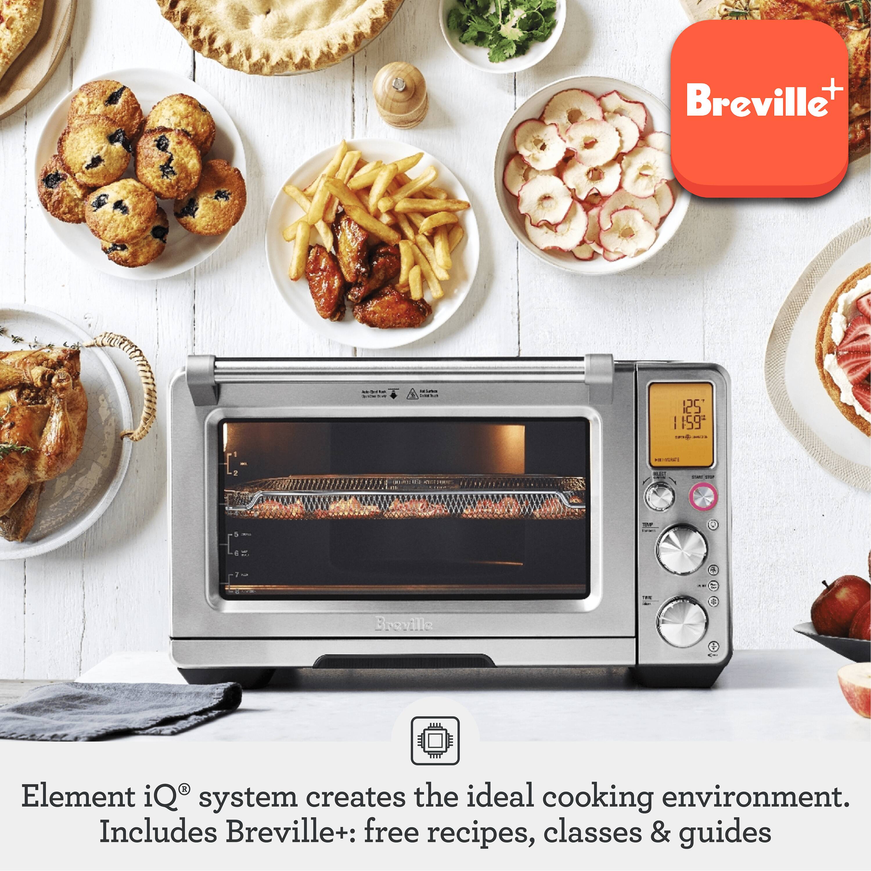 Breville+ n : : 125 | 159 2 FIOLTTEL - . 4 : Breville - . Element iQ system creates the ideal cooking environment. Includes Breville+: free recipes, classes & guides