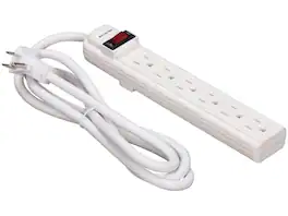Belkin - F9P609-05R-DP 6 Outlets Power Console 5 ft. Cord Length - Black