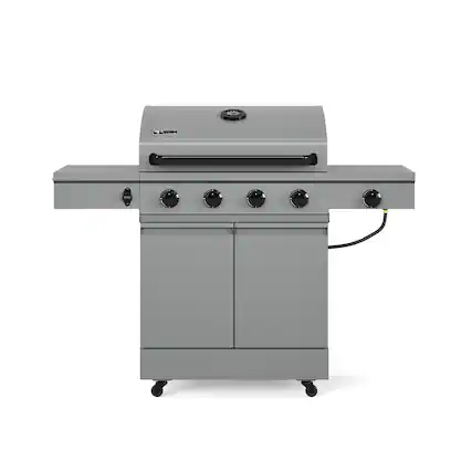 Front. TYTUS Grills - Anaheim 4-Burner Gas Grill - gray.