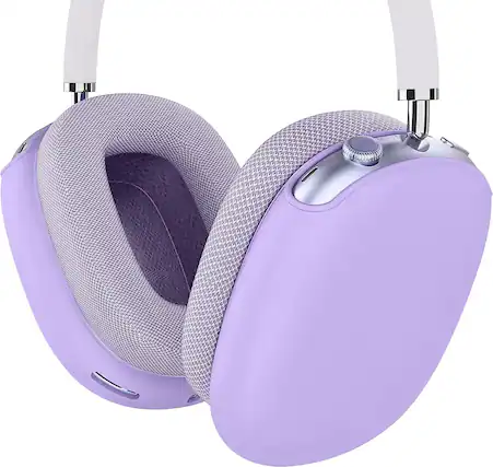 Left. SaharaCase - Cover Case for Apple Airpods Max - Purple.
